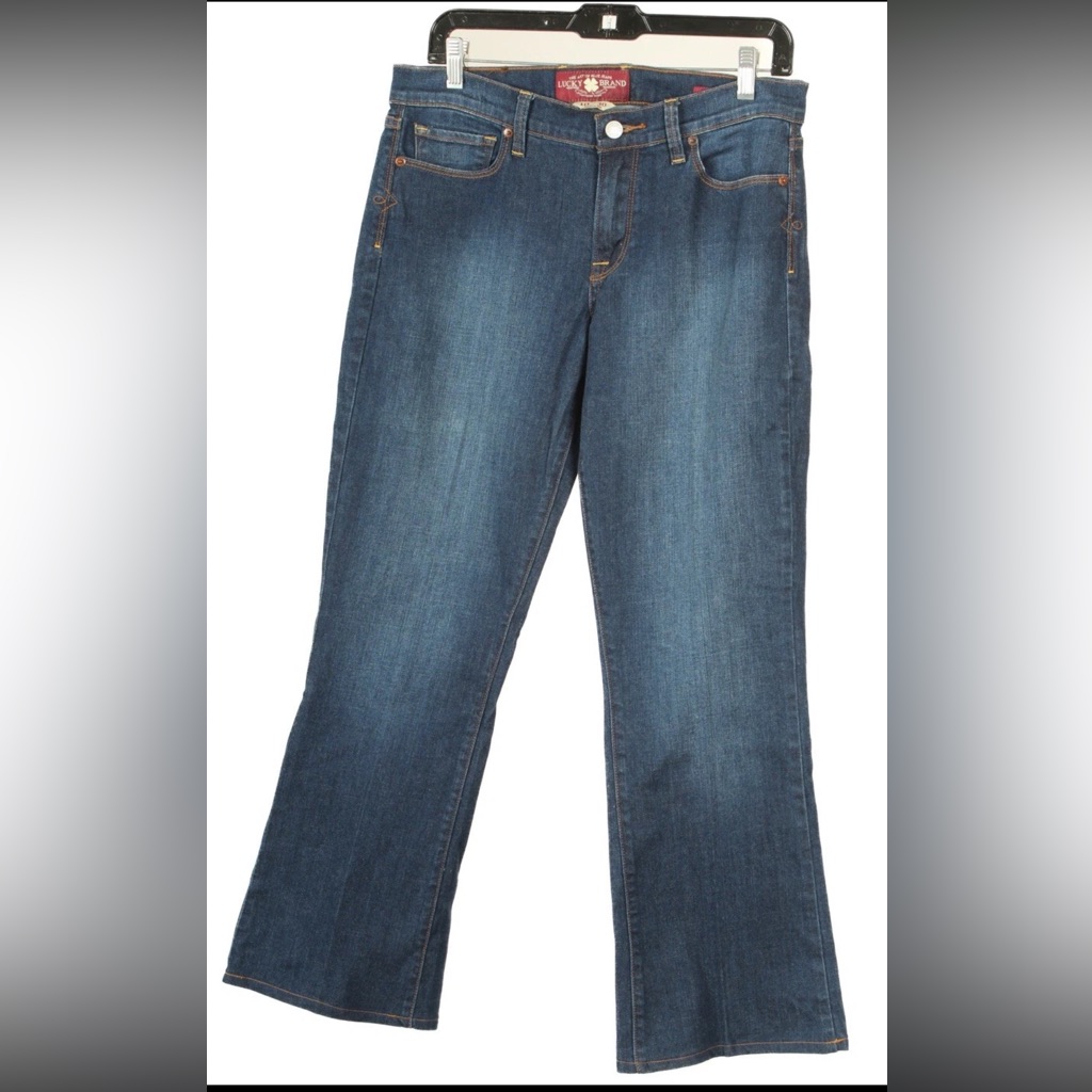 Lucky Brand Jeans Womens 10  30 Blue Sofia Bootcut Denim Pockets Stretch